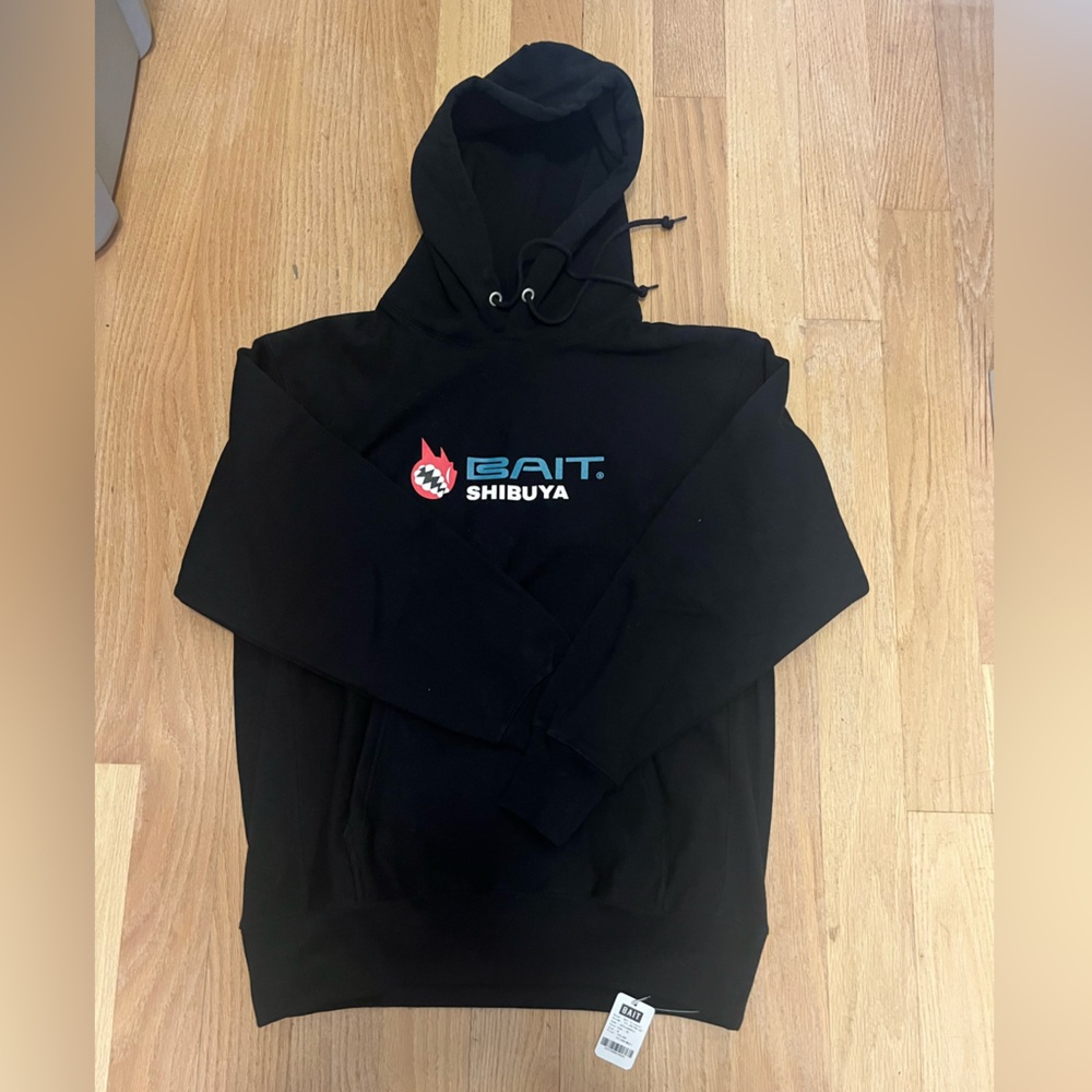 New Bait Shibuya Hoodie from Tokyo Japan. Black size Medium.